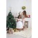 New Year's wreath D-28 cm "with a bow" golden berries