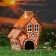 Aroma lace house "Double", 16 cm, handmade, mix,