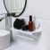 Shelf for bathrooms on Velcro of the Dolyan, 17 × 32 × 11.5 cm, white color