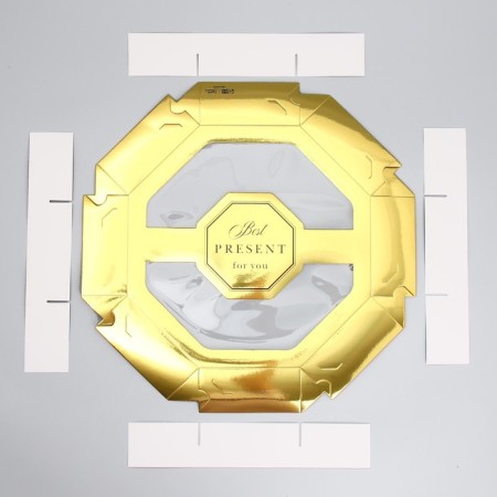 Confectionery box, packaging, "Best Present", 29 x 29 x 5 cm-3
