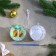 Christmas tree decoration for coloring “Gift” Size: 8 cm; 2 pcs., Brush