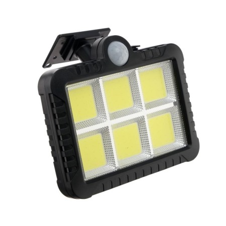 LED spotlight on a sunny battery 18 W, remote panel, 15 × 11 × 4 cm, 6500k-3