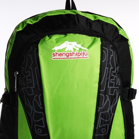 A thyroid backpack with an increase in 55l, 5 external pockets, green color-4