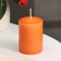 Candle - Aromatic "Orange" cylinder, 4x6 cm