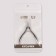 Manicure nippers for cuticle, double spring, 9.5 cm, blade length - 8 mm, silver color