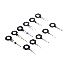 Auto electronics tool, rubberized, set of 11 items