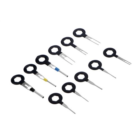 Auto electronics tool, rubberized, set of 11 items