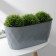 Kashpo for flowers with an insert Laurel, 5 l, 35.4 × 15.2 × 15 cm, color gray color