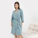 Women's bathrobe, blue color, size 46 (m)