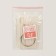 Palette for varnishes on a ring, 50 nails, oval shape, ivory color
