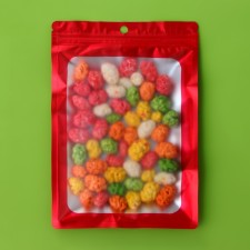 SIP-Lock pack with a window, with euroslot, red, 14 x 20 cm