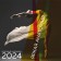 Bright anatomy. Wall calendar for 2024, 30x30 cm