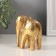 Souvenir Polystone "Abstraction. Golden Elephant" 7.2x5.2x8 cm