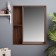 Bathroom Bathroom mirror "Brit 60", sea tree vintage, 60 x 70 x 12 cm