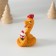 Polystone souvenir "Snake with an ice cream mug" 5x6 cm