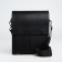 Male bag over the shoulder, Textura, external pocket, black color