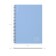 Notebook A5 80 sheets in a cage on a spiral Erichkrause Symbol, with a plastic cover of blue,