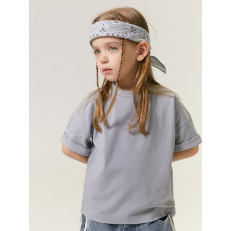 T -shirt Children's Amarobaby Stripe, height 128 cm, gray color-8