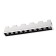 Built -in lamp 10x2W LED 220V white H61 Ø272x40mm