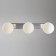 Wall lamp for 3x25W G9 IP44, size 46.5x15x10 cm