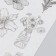 Stickers for creativity Paper "Flowers Sketch" set 3 sheets 10x20 cm