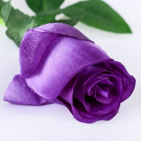 Artificial flowers "Rosa Naturel" 6x44 cm, purple-1