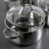 Set of pan "Alta", 3 subjects: 3.2 l, 4.2 l, 5.2 l, glass covers, induction