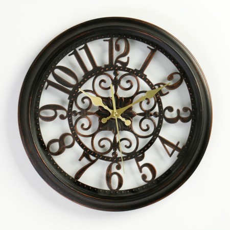 Wall clock, series: interior, "Susy", discrete move, D-35 cm