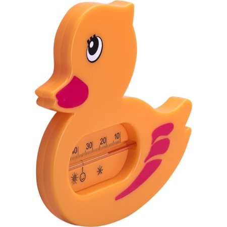 Thermometer for the bathroom "Duck", Orange color-1