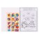 Diviniti coloring, with reusable stickers