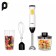 KitFort KT-3513, Poster, 600 W, 0.5/0.7 l, 2 speeds, turbo mode, black and white