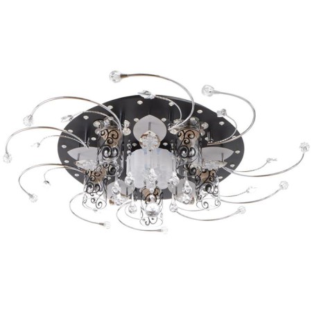 Economic chandelier with PDU 41007/5 5x40W E27, backlight LED Black 64x64x17 cm-1