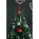 Christmas tree decoration "Violin key" 7x14.5 cm, white