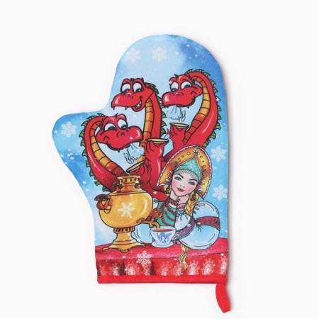 Mit Warehouse "Tea Party with the Dragon" 20x28 cm, 35% HL, 65% PE, Vatin 250 g/m2-1