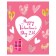 Pillow Board "Stylish hearts, decorative, size 16x45 cm