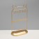 Standing for jewelry "Ears" h = 28, base 16 × 9, color gold