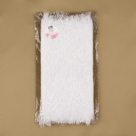 Lace cilia, 175 mm × 3 ± 0.5 m, white color-3