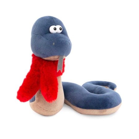 New Year! Soft toy "Snake Arkashka", 15 cm, blue color
