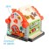 Toy developing logical "house with a pen", light and sound effects, scores, piano, sorter