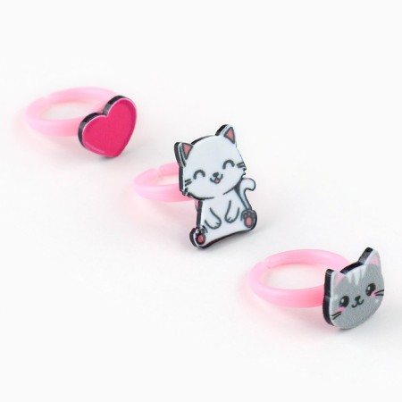 Ring 3 pcs with a tattoo "Be the most beautiful" 8 x 12 cm-7