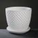 Flower Pot "Fine" white bud No. 2, 1.3l