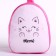Baby backpack for the girl "Dear cat", 30x25 cm