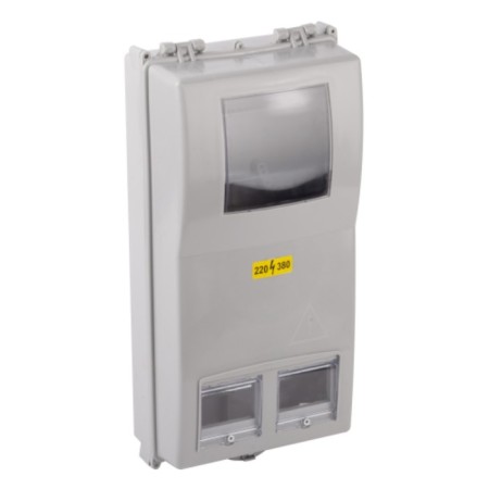 The housing plastic hinged era Schurn-P 3/8 (KDE-Z) (485x240x140) IP54 Gray