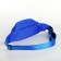 Lightning waist bag, 2 pockets, blue color
