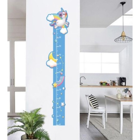 Stick plastic Interior color Rostomer "Unicorn on Rainbow" 50x70 cm