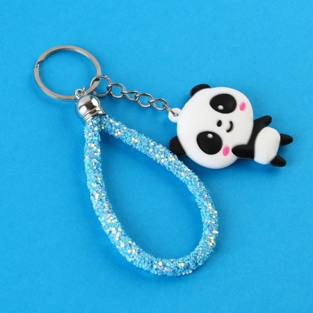 Panda key a keychain, 12 x 3.5 cm-3
