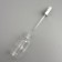 A bottle for storage, with a pipette, 50 ml, silver/white color