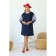Women's dress, size 62, blue color