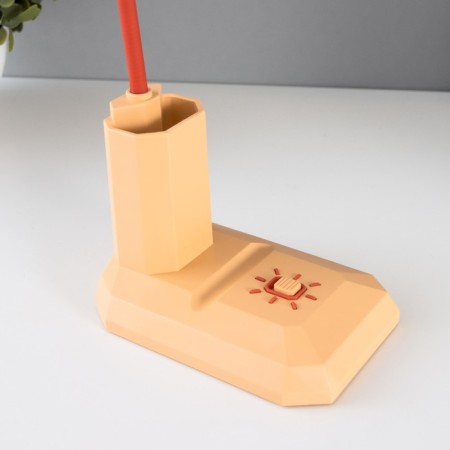 Table lamp "Baby" LED 1W USB AKB Beige 7.1x10x26 cm Risalux-5