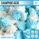 Mashless Sugar white, blue konfinetta for decor of cupcakes, cake, cakes and drinks, 30 g.